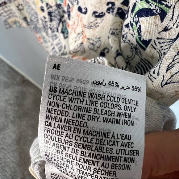 CLUB ROOM Mens Rumbie Mixed Medallion Silk Rayon Button Down Shirt Sz 2XL Casual - Picture 12 of 15